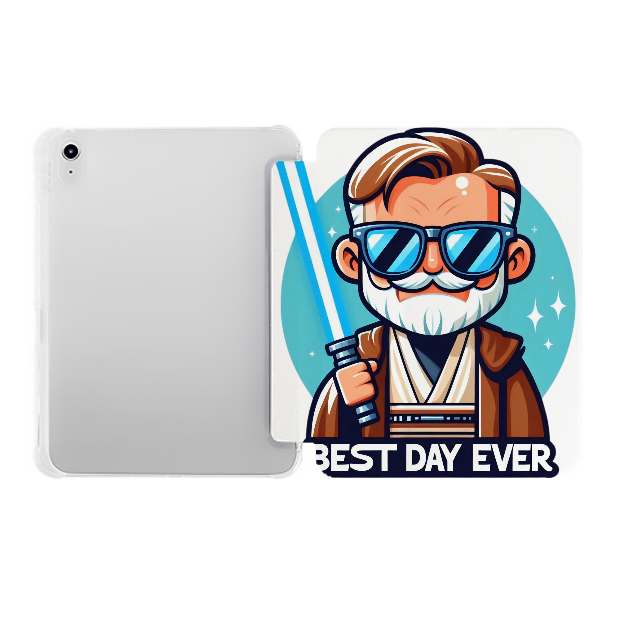 （画像用） スター・ウォーズ Star Wars IPad ケース ペン収納付き 三つ折りスタンド PUレザー×シリコン 対応機種9.5/10.5/10.9インチ